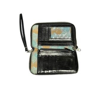 HOBO International Black  Genuine Leather Wristlet/Wallet $150 MSRP